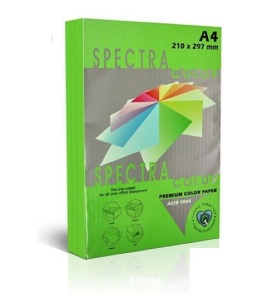 Папір "Spectra Color" інтенсив A4, 160 г/м2, 100 арк., Parrot 230/зелений