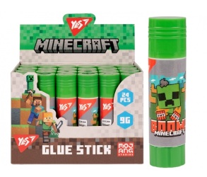 Клей-олівець 9 г PVA "Minecraft" (уп.=24 шт.) Yes