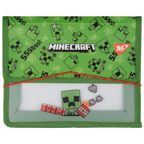 Папка для зошитів пластикова на гумку В5 "Minecraft Creeper" Yes