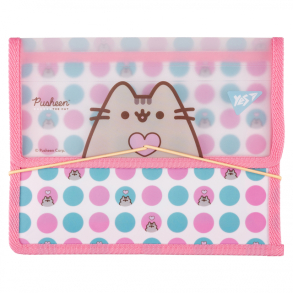 Папка для зошитів пластикова на гумку В5 "Pusheen Heart" Yes