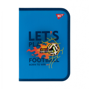Папка для зошитів пластикова на блискавку В5 "Football" Yes