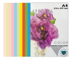 Папір "Spectra Color" rainbow A4 80 г/м2, Pack (мікс) IT 85B, 10*10/100 арк.