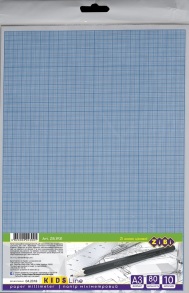Папір Міліметрівка А3 80 г/м2 блакитний (уп.=10 арк.) Zibi