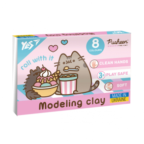 Пластилін Yes 8 кол. 160 г "Pusheen"