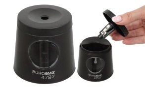 Стругалка автомат зі змінним лезом чорна Buromax
