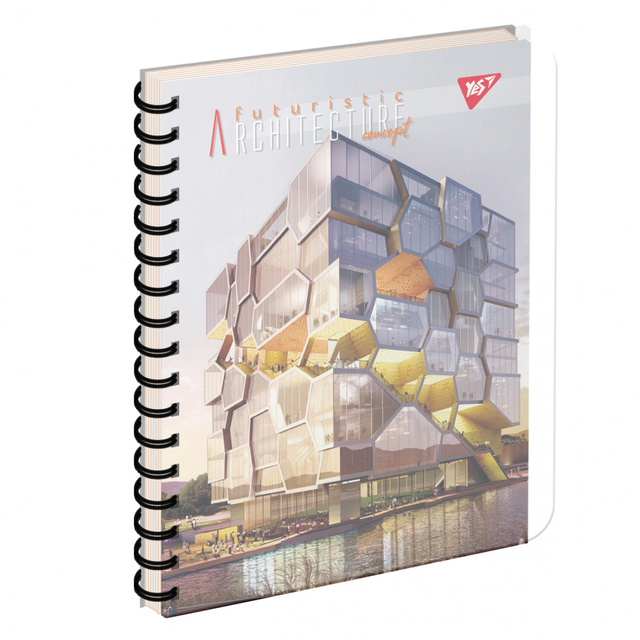 Блокнот на відділення А5 144 арк. "Futuristic Architecture" Yes