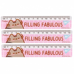 Лінійка пластикова 15 см "Pusheen" Yes