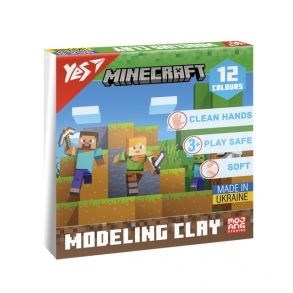 Пластилін Yes 16 кол. 320 г "Minecraft"