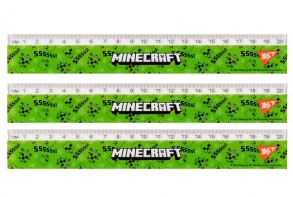 Лінійка пластикова 20 см "Minecraft" Yes