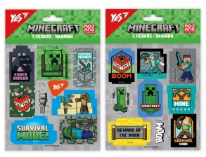 Наліпки дитячі А5 2 шт. "Minecraft"