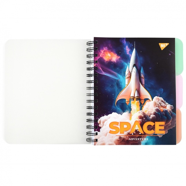 Блокнот на відділення А5 144 арк. "Space Adventure" Yes