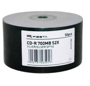 Диск CD-R "Fiesta", 700Мb, 52x bulk, 50 шт.