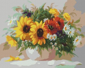 Картина за номером 40*50 см BS 51396 "Сонячний натюрморт" Brushme