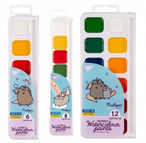 Фарба акварельна Yes 18 кол. "Pusheen" медова (без пензлика)