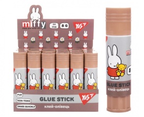 Клей-олівець 8 г PVP "Miffy" (уп.=24 шт.) Yes