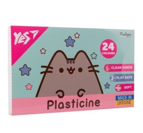 Пластилін Yes 24 кол. 480 г "Pusheen"