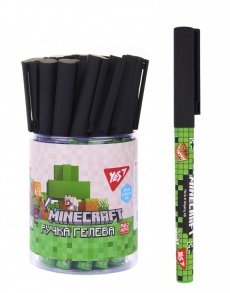 Ручка кулькова Yes "Minecraft Boom", 0,5 мм, синя (уп.=24 шт.)