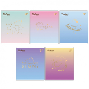 Зошит PREMIUM 18 аркушів = "Goldstar Pusheen" Yes (уп.=10 / ящик=200)