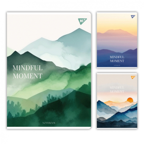 Блокнот А4 96 арк., "Mindful Moment", #, МО, скоба Yes