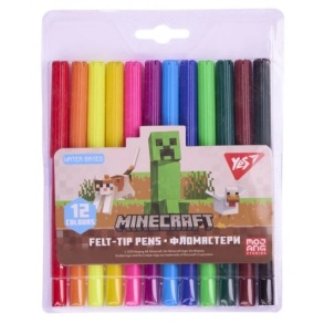 Фломастери Yes 12 кол. "Minecraft"