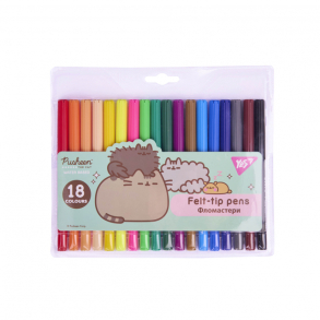 Фломастери Yes 18 кол. "Pusheen"