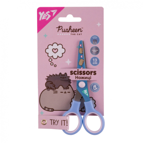 Ножиці дитячі 13 см "Pusheen" з принтом на лезі Yes