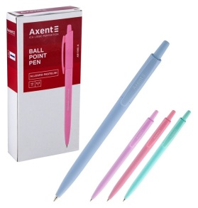 Ручка кулькова автомат Axent "Allegro Pastelini", 0,5 мм, синя (уп.=12 шт.)
