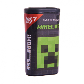 Стругалка з/к 1 лезо пластикова/бочечка "Minecraft" (уп.=24 шт.) Yes