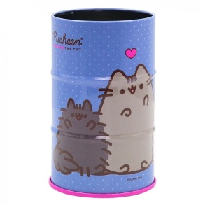 Стакан для ручок дитячий металевий/круглий "Pusheen" Yes