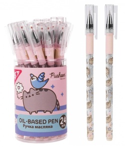Ручка кулькова Yes "Pusheen", 0,7 мм, синя (уп.=24 шт.)