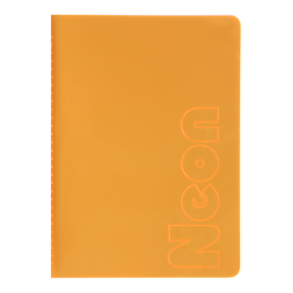 Блокнот А5 80 арк., "Neon", #, ІО, помаранчевий Buromax