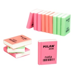 Гумка для стирання Milan фігурна "Книга" (уп.=36 шт.)