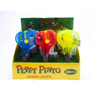 Ножиці дитячі 13,5 см "Peppy Pinto" (уп.=30 шт.)