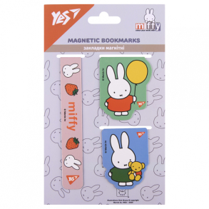 Закладка магнітна "Miffy" (планшет=3 шт.) Yes
