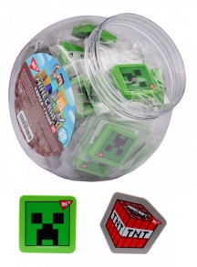 Гумка для стирання Yes фігурна "Minecraft" (уп.=50 шт.)