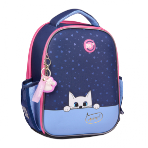 Рюкзак напівкаркасний Yes H-100 "Meow-Meow" + АКЦІЯ Сумка для взуття