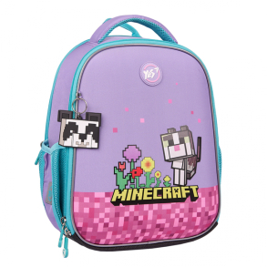 Рюкзак напівкаркасний Yes H-100 "Minecraft Pinky" + АКЦІЯ Сумка для взуття