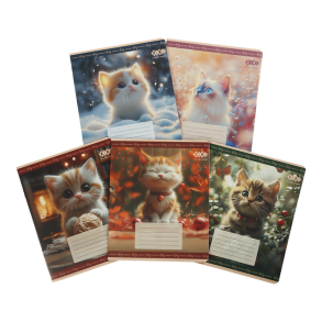 Зошит Zibi 12 аркушів # "Kids Line Cats" (уп.=25 / ящик=600)