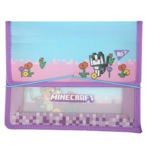 Папка для зошитів пластикова на гумку В5 "Minecraft Spring" Yes