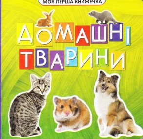 Книжка-картонка В7 "Книжечки для найменших. Домашні тварини" Jumby