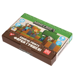 Гуаш Yes 24 кол./20 мл. "Minecraft"
