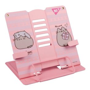 Підставка для книг металева з додатковими фіксаторами "Pusheen" Yes