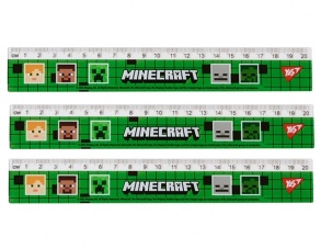 Лінійка пластикова 20 см "Minecraft" Yes
