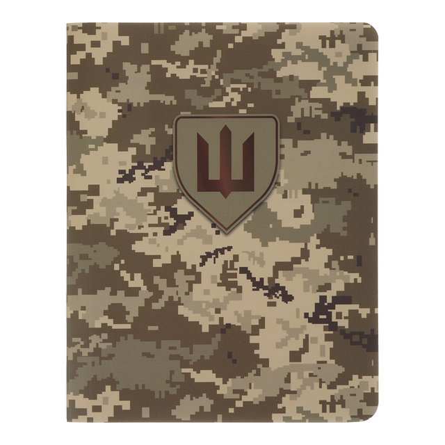 Блокнот А6 64 арк., "Military", #, МО, піксель Buromax (аркуші із синтетичного каменя)