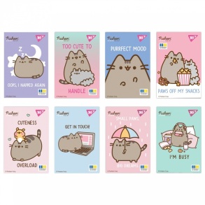 Блокнот А7 48 арк., "Pusheen", #, МО, склейка Yes