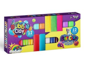 Пластилінова паста 24 кол. "Air Clay + Bubble Clay" Danko Toys