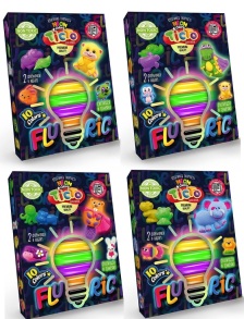 Пластилінова паста 10 кол. "AIR Clay Fluoric" Danko Toys