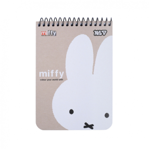 Блокнот А6 80 арк., "Miffy", #, ТО, пружина верхня Yes