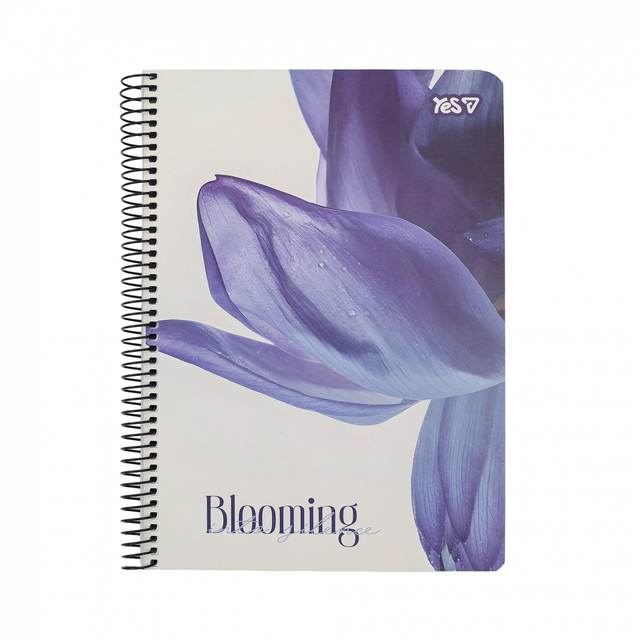 Блокнот А5 80 арк., "Blooming", #, ТО, пружина бокова Yes