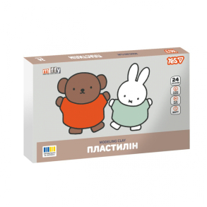 Пластилін Yes 24 кол. 480 г "Miffy"